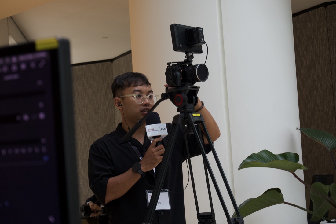 Running a live event camera